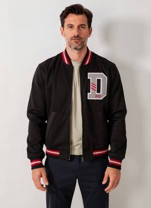 Veste casual coupe droite noir DAYTONA homme