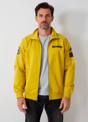 Veste casual coupe droite jaune DAYTONA homme