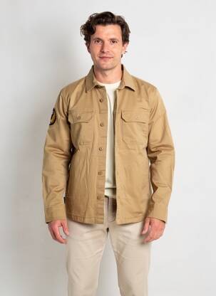 Veste casual fermeture boutonnée sur le devant beige DAYTONA homme