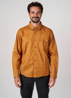 Veste casual fermeture boutonnée sur le devant marron DAYTONA homme