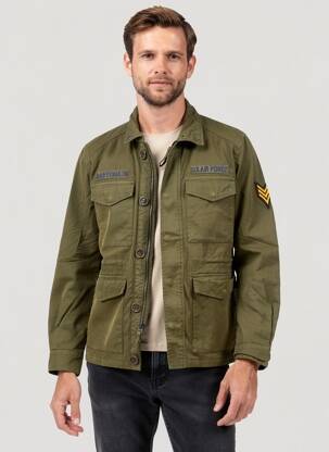 Veste casual coupe droite vert DAYTONA homme