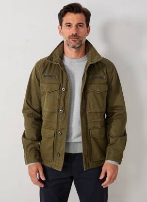 Veste casual coupe droite vert DAYTONA homme