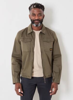 Veste casual coupe droite vert DAYTONA homme