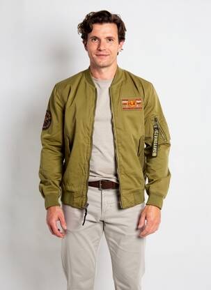 Veste casual resserrée sur le bas vert DAYTONA homme