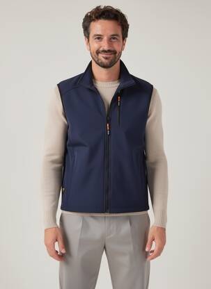 Veste casual poches bleu DAYTONA homme