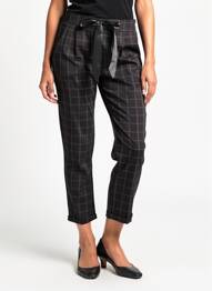 Pantalon 7/8 stretch noir COUTUREINE femme