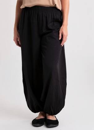Pantalon 7/8 stretch taille normale noir OLIVER JUNG femme