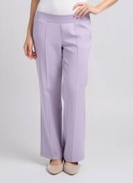 Pantalon droit stretch taille normale violet ESQUALO femme