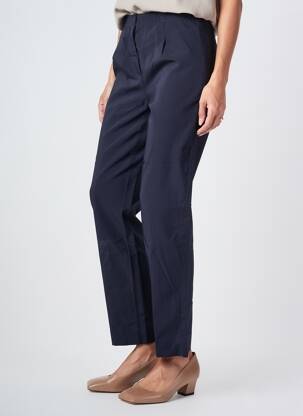 Pantalon slim taille élastique taille normale bleu OLIVER JUNG femme