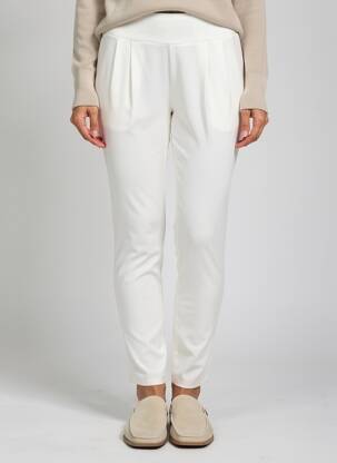 Pantalon slim taille élastique taille normale beige AN II VITO femme