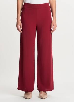 Pantalon large taille normale taille normale rouge AN II VITO femme