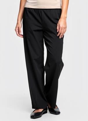 Pantalon droit stretch taille normale noir MAT FASHION femme