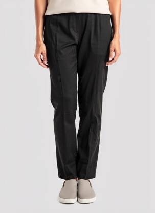 Pantalon slim taille élastique taille normale noir YESTA femme