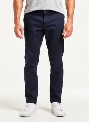 Pantalon chino stretch taille normale bleu DAYTONA homme
