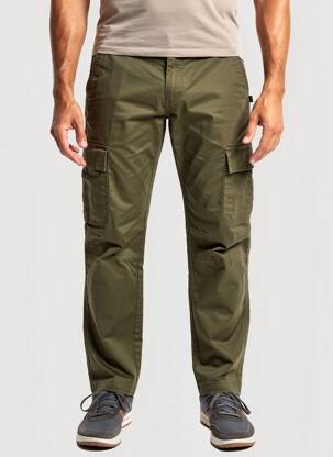 Pantalon chino stretch taille normale vert DAYTONA homme