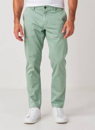 Pantalon chino stretch taille normale vert DAYTONA homme