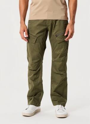 Pantalon cargo poches taille normale vert DAYTONA homme