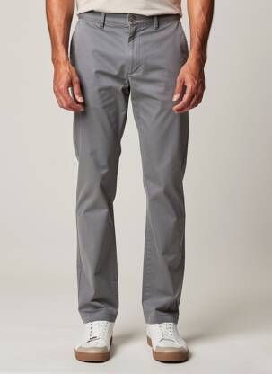 Pantalon chino stretch taille normale gris DAYTONA homme