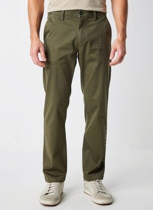 Pantalon chino stretch taille normale vert DAYTONA homme