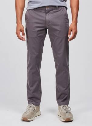 Pantalon chino stretch taille normale gris DAYTONA homme