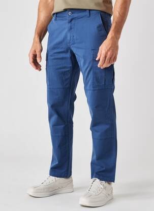 Pantalon chino stretch taille normale bleu DAYTONA homme