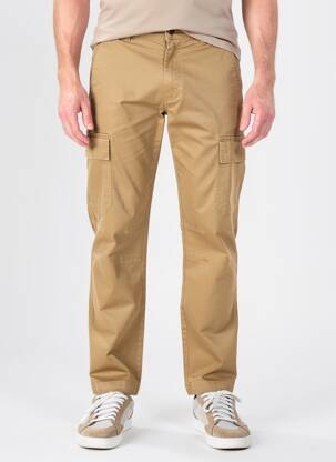 Pantalon cargo stretch taille normale marron DAYTONA homme