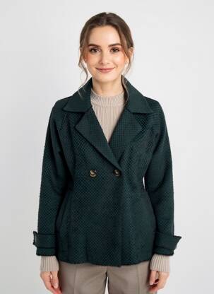 Blazer coupe cintrée vert LOLA ESPELETA femme