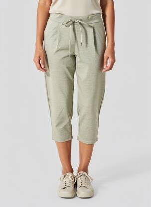 Pantalon 7/8 taille élastique gris B.YOUNG femme