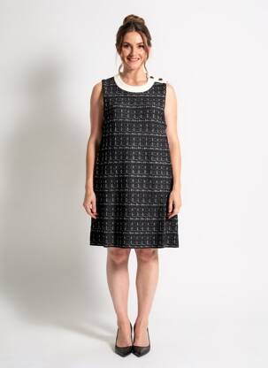 Robe courte sans manche sans manche noir LIU JO femme