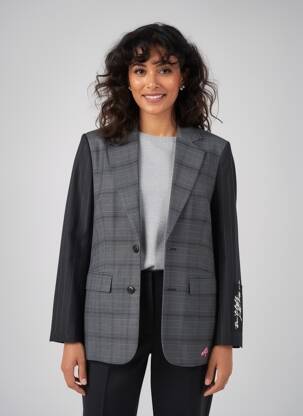 Blazer coupe cintrée gris TWINSET femme