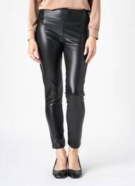 Legging tissage simili-cuir taille normale noir STREET ONE femme