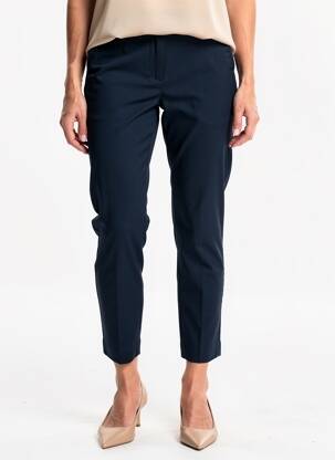 Pantalon 7/8 stretch taille normale bleu BRANDTEX femme