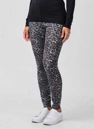 Legging taille haute taille haute gris STREET ONE femme