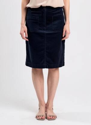 Jupe mi-longue stretch bleu WHITE STUFF femme