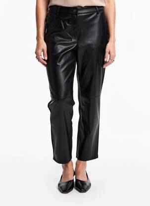 Pantalon 7/8 stretch taille normale noir CECIL femme
