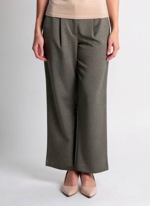 Pantalon droit stretch taille normale gris B.YOUNG femme