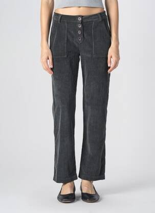 Pantalon droit taille normale taille normale vert DROLATIC femme
