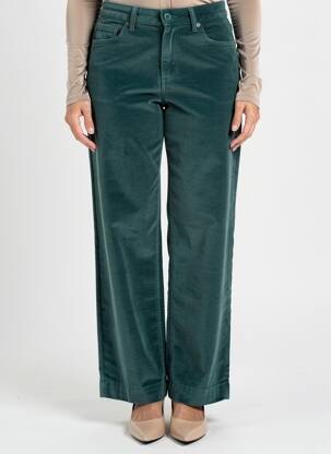 Pantalon droit stretch taille normale vert MKT STUDIO femme