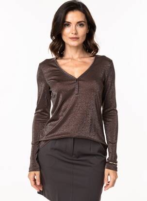 T-shirt manches longues manches longues noir STREET ONE femme