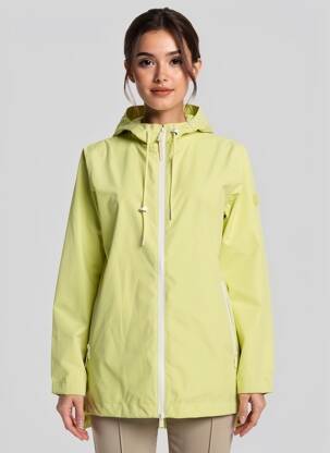 Coupe-vent finition intérieure doublée a capuche jaune TANTÄ femme