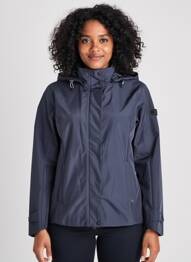 Coupe-vent poches a capuche bleu BETTY BARCLAY femme