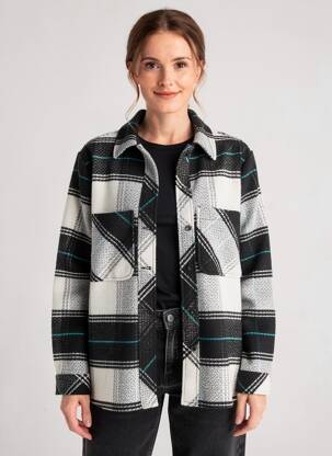 Veste casual coupe droite noir CECIL femme