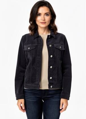 Veste casual col chemisier noir STREET ONE femme