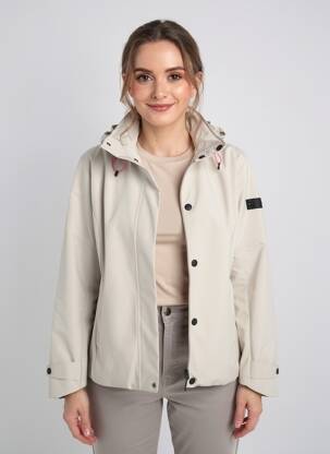 Veste casual coupe droite beige BETTY BARCLAY femme