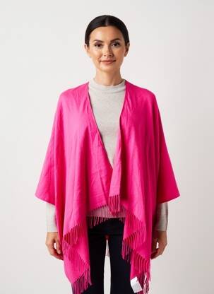 Poncho coupe ample rose STREET ONE femme