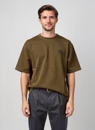 T-shirt coupe droite manches courtes vert DAYTONA homme