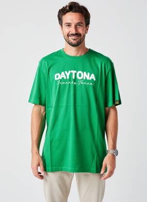 T-shirt coupe droite manches courtes vert DAYTONA homme