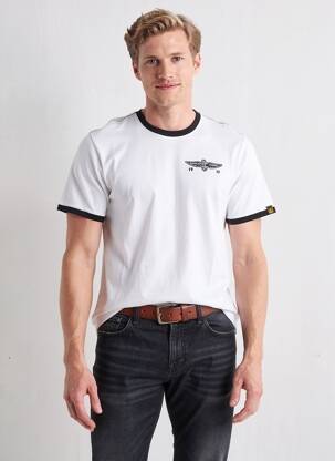 T-shirt coupe droite manches courtes blanc DAYTONA homme