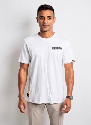 T-shirt coupe cintrée manches courtes blanc DAYTONA homme