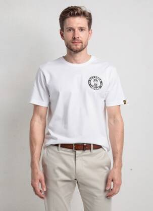 T-shirt coupe droite manches courtes blanc DAYTONA homme